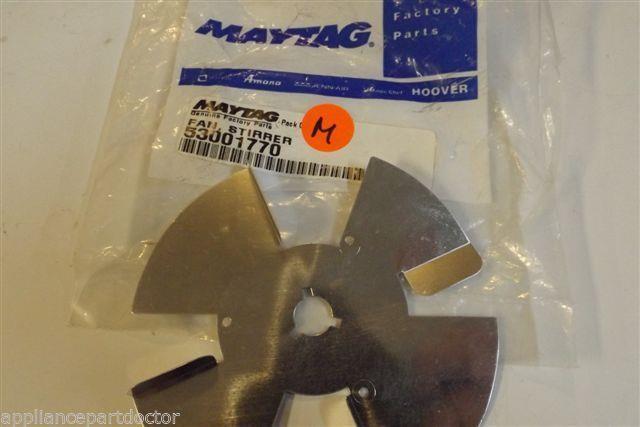 MAYTAG MICROWAVE 53001770 FAN STIRRER NEW IN BOX MAYTAG MICROWAVE 53001770 FAN STIRRER NEW IN BOX